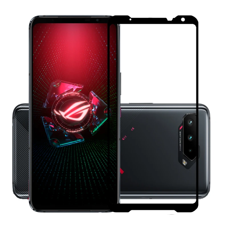 75 Pcs/Lot Premium Tempered Glass Screen Protector Protective Film for Asus Rog Phone 5/Rog Phone 5 Pro/Rog Phone 5 Ultimate