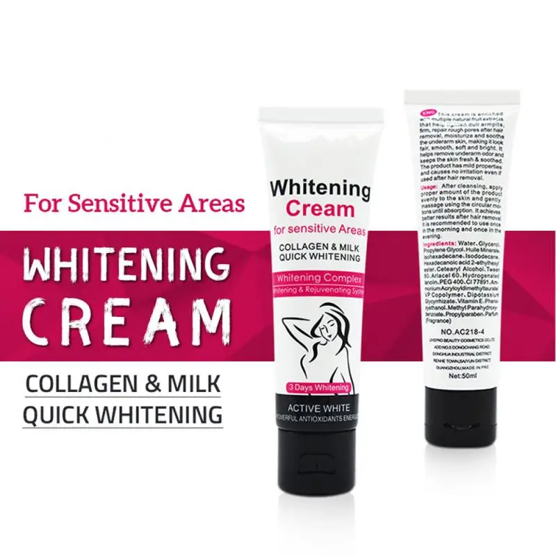 Armpit Whitening Cream Skin Lightening Bleaching Underarm Knee Elbow Dark Intimate Body Lotion 50g TSLM2 | Красота и здоровье