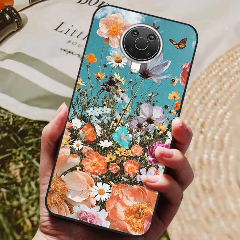 Cat and Wolf Painted Soft Silicone Phone Case - Artistic Back Cover Design