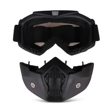 Пыленепроницаемая велосипедная маска для лица ветрозащитная зимняя теплая дышащая маска для лица защитные очки съемная маска