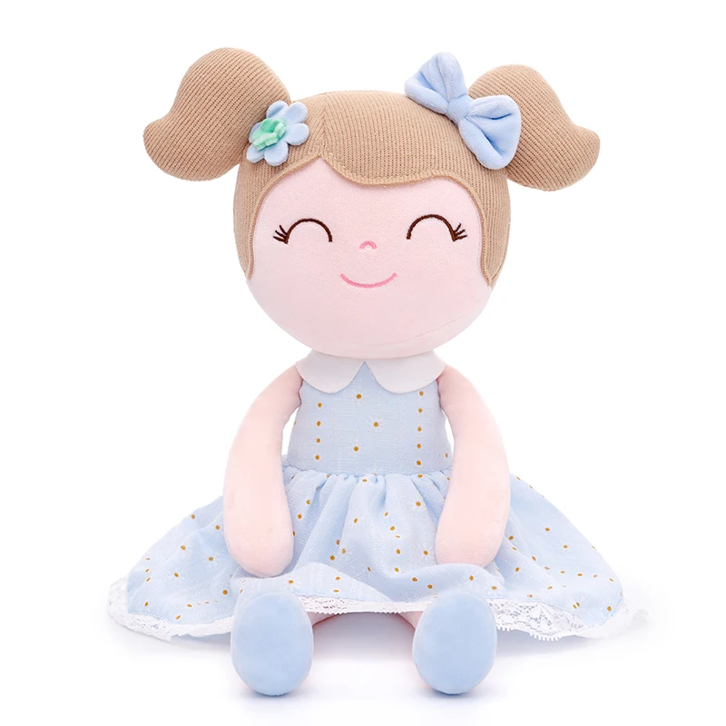 Gloveleya плюшевые куклы Весна девочка кукла подарки синяя ткань куклы дети тряпичная кукла плюшевые игрушки Kawaii - Цвет: Spring Girl