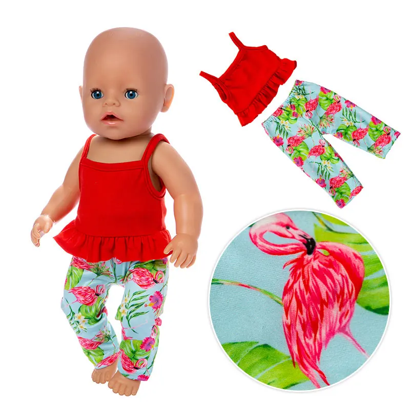 Костюм куклы подходит для 43 см кукла 17 дюймов Reborn Одежда для куклы-младенца - Цвет: 02