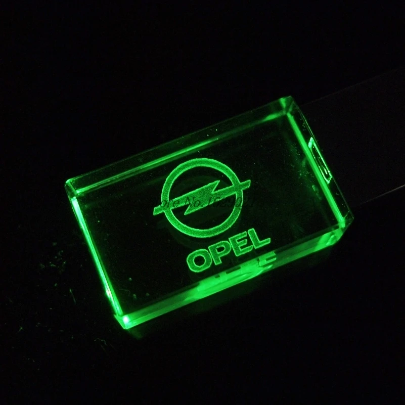 Горячая Распродажа кристалл Автомобильные брелки с логотипом для OPEL & NISSAN USB флэш