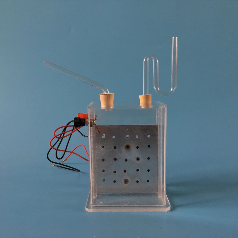 Vertical Diaphragm Electrolysis Device High School Chemical Laboratory Instrument Teaching Equipment Saturated Salt Water