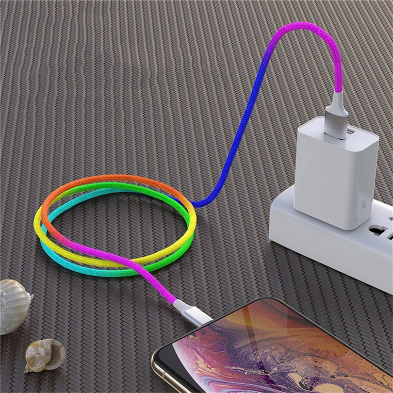 Кабель usb type-C 1 м провод быстрой зарядки для huawei Xiaomi Redmi Note 8 Pro samsung USB-C кабель для мобильного телефона USB-C шнур зарядного устройства A40