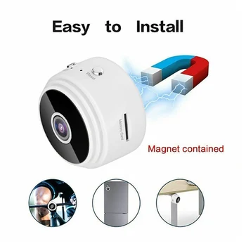 

A9 4K/1080P Wifi Mini Camera Home Security P2P Camera WiFi Night Vision Wireless Surveillance Camera Remote Monitor Phone App