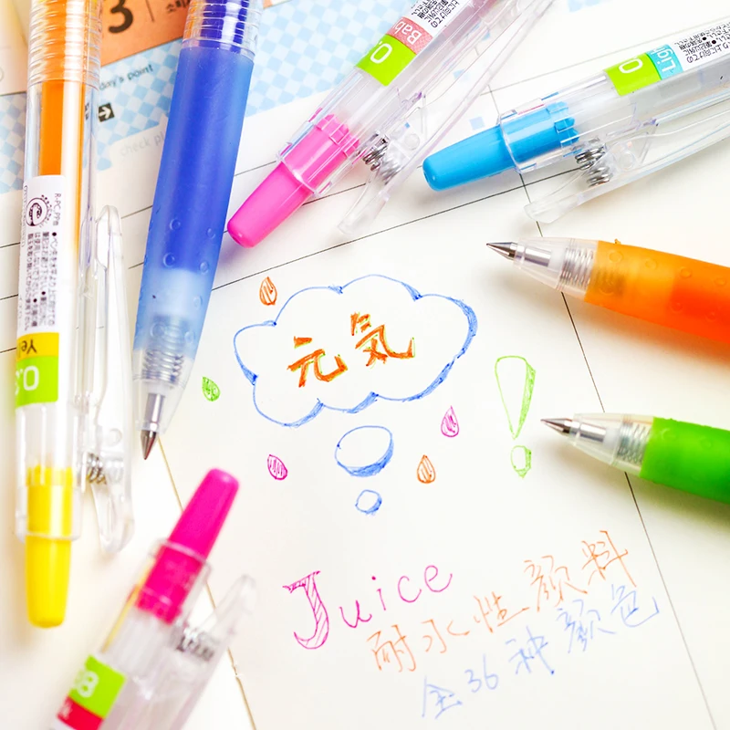 1 шт. ручка Pilot Juice гелевая LJU 10UF 0 38 мм 24 цвета учётная запись для школы офиса письма