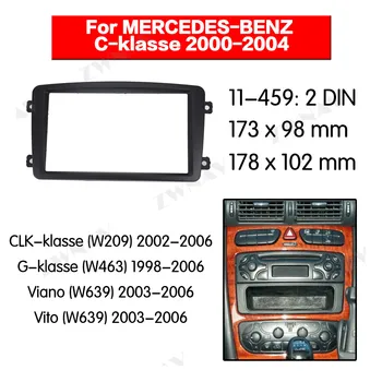 

Radio Facia For MERCEDES-BENZ C-klasse/CLK-klasse/G-klasse/Viano Bracket dvd player Fascia Car Stereo Radio Installtion Dash