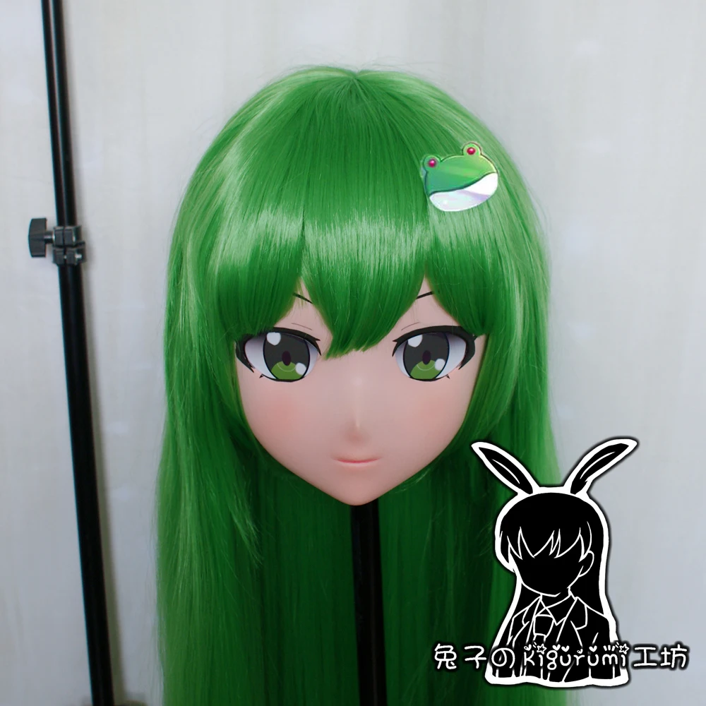 

(RB675)Quality Handmade Female/Girl Resin Japanese Anime Cartoon Character Cosplay Kochiya Sanae Kigurumi Mask