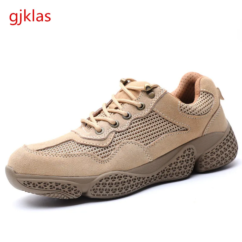 

Breathable Safety Work Shoes Steel Toe Anti Smash Anti Piercing Boots Working Shoes Man Safety Boots Protective Safty Shoe