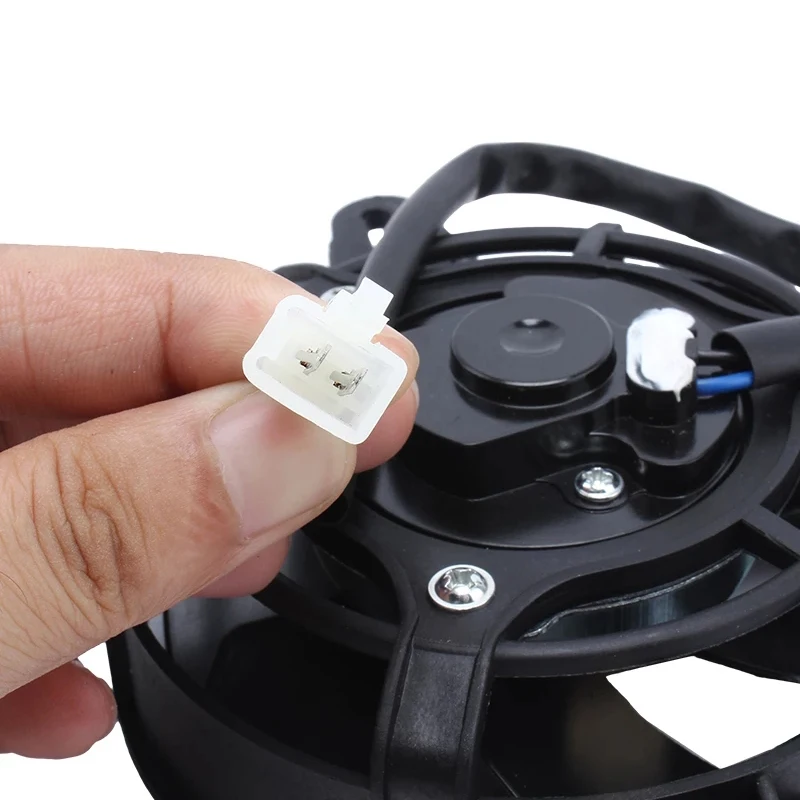 Motorcycle Radiator Fan motorcycle cooling fan 250cc Gasoline Electrofan 12v ATV 200 300 Cubes for KTM Honda Yamaha Kawasaki Dirt Bike Motocross Fans