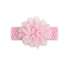 Стиль Европа и Америка дети цветок лента для волос шифон цветочный головной венок детская лента для волос вязаная головная повязка младенческие волосы Acc