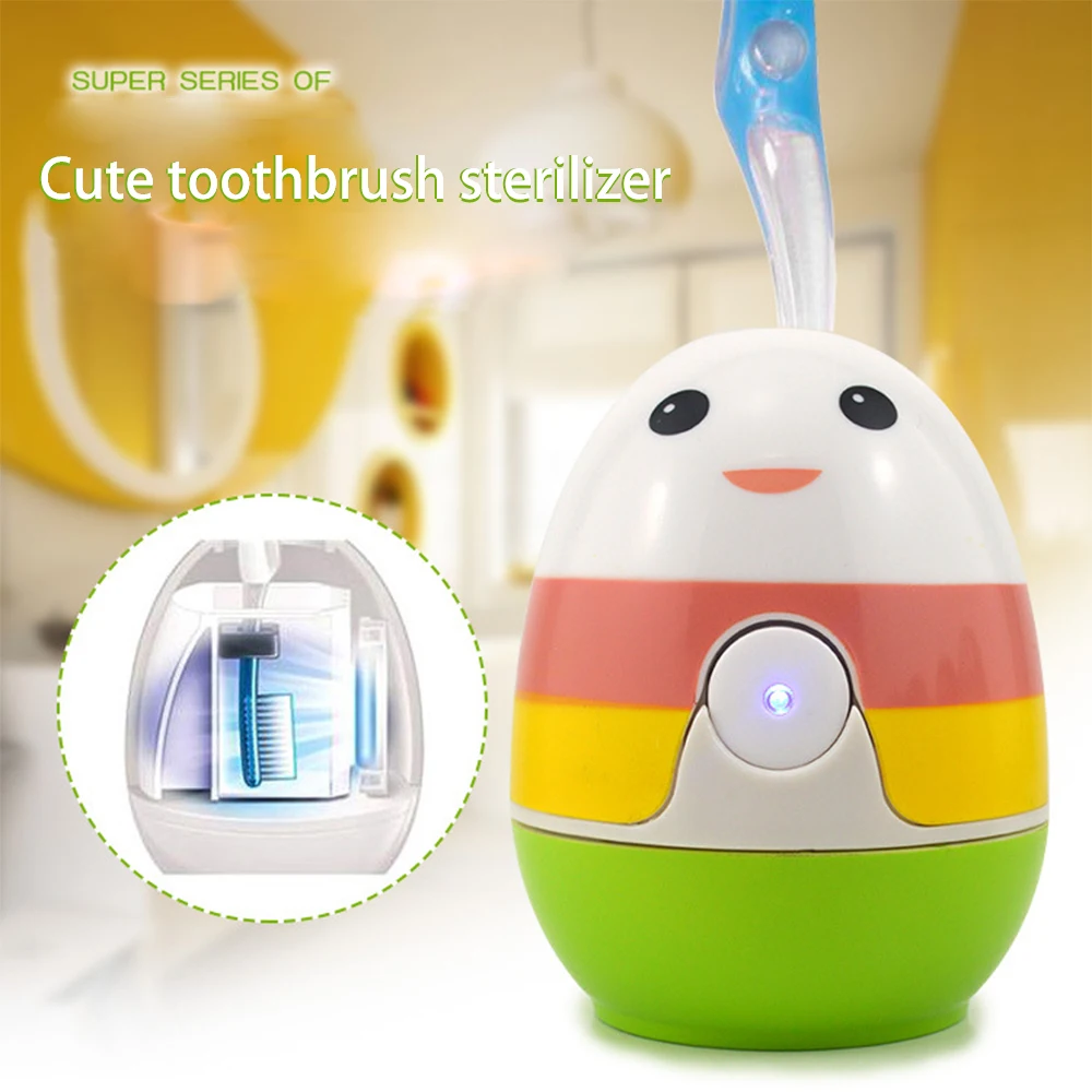 

Cartoon Toothbrush Sterilizer Ultraviolet Disinfection Toothbrush Sterilizer Mini UV Toothbrush Disinfector