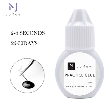 

Individual Eyelash Glue Extension 2-3 Second Black Lashes Adhesive for False Eyelashes Extensions Practice Dry Long Lasting
