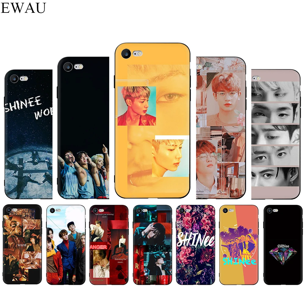 Силиконовый чехол для телефона SHINee KPOP Boy group iphone 5 5s SE 2020 6 6s 7 8 Plus X XR XS 11 Pro Max |
