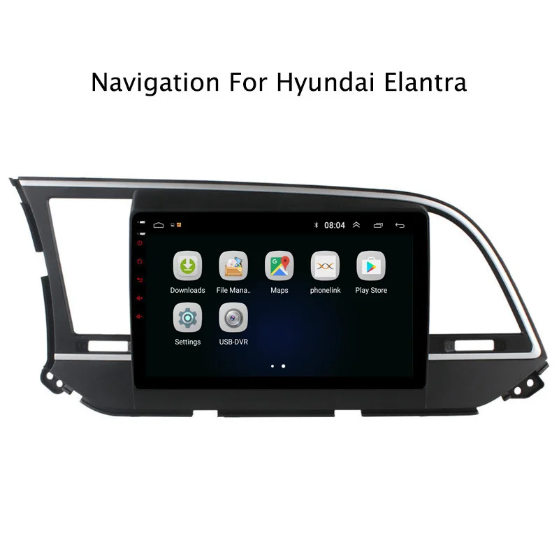 Best 9" 2.5D Android 8.1 Car DVD GPS Player For Hyundai Elantra 2016 2017 Car Radio Stereo Head Unit with Navigation 1