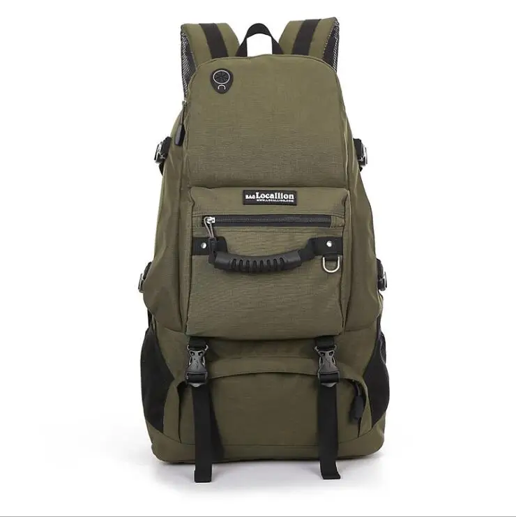 45L походный рюкзак, рюкзак для альпинизма, камуфляж, тактический военный рюкзак, туристический рюкзак для путешествий, лыжный рюкзак - Цвет: Army green
