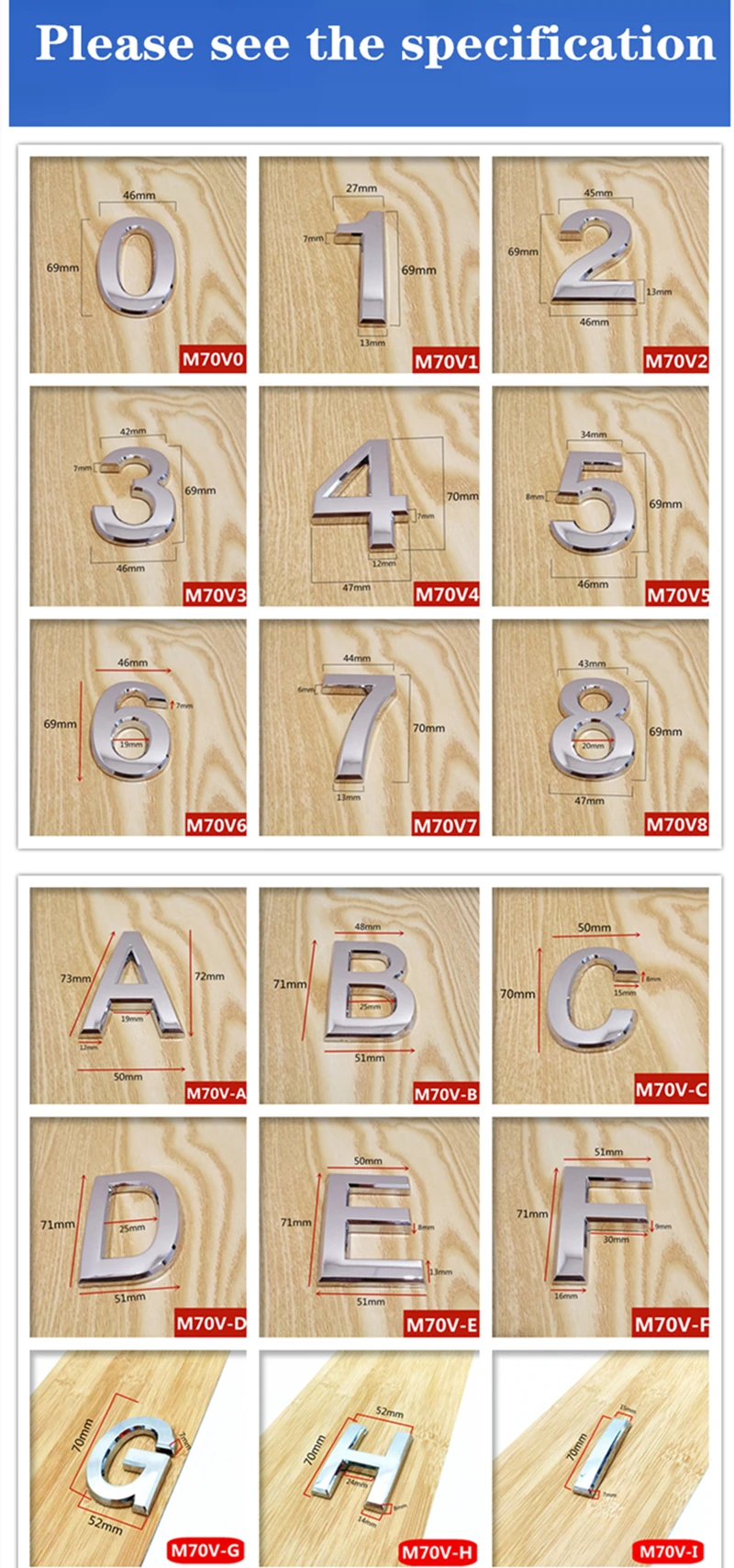 prata adesivos, Home Decor, cartas endereço, sinal