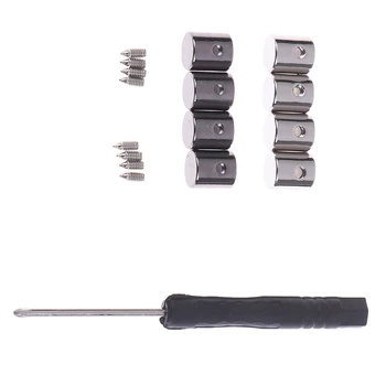 

1pair Metal Lace Lock DIY Sneaker Kits Metal Lace Buckle Shoelace Buckle With Screwdriver Metal Shoelaces Buckle Accessories