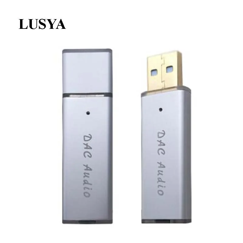 Lusya SA9023A + ES9018K2M USB Портативный DAC HIFI внешняя звуковая карта декодер для компьютера