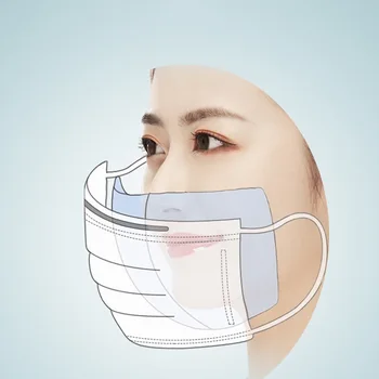 

Disposable mask gasket 100 pieces general anti-pm2.5 dust and pollen smog automobile exhaust application for variety of masks