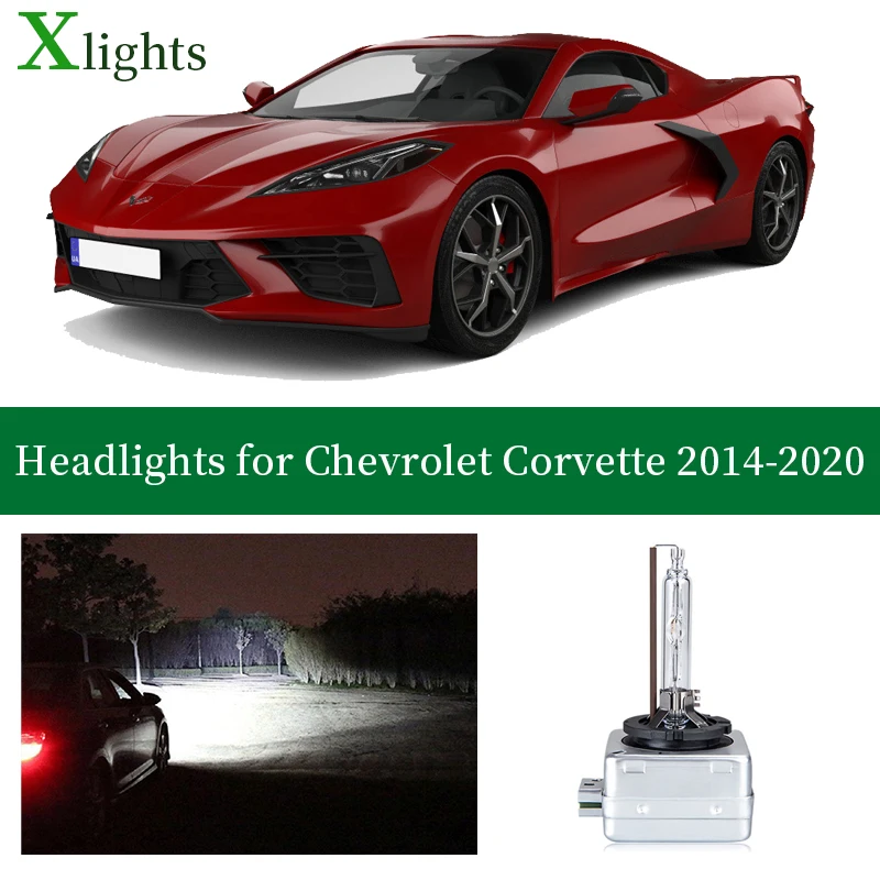 Xlights лампа для автомобиля Chevrolet Корвет 2014 2015 2016 2017 2018 2019 2020 Hid ксеноновая фары