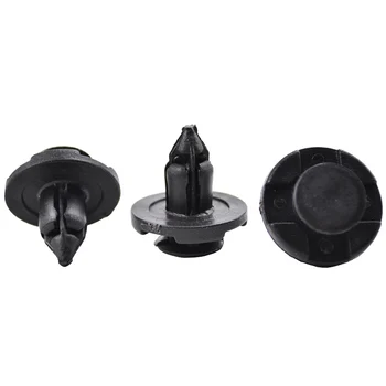 

50pcs 8mm For Lexus Subaru Nissan Auto Fasteners Bumper Fender Mud Flap Mudguard Plastic Rivet Fixing Clip Cover Car Styling