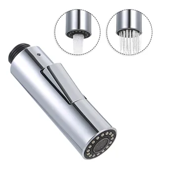 

Faucet Pull-Out Spray Head Replacement Part 2-Function with Check Valve G1/2 Connection Pull Down Kitchen Faucet Nozzle