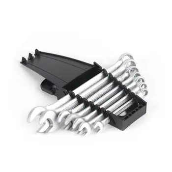 

7-pcs/set Dual-use wrenches Hanging bag plastic frame 8/10/12/13/14/17/19 Car Repair Tool Set