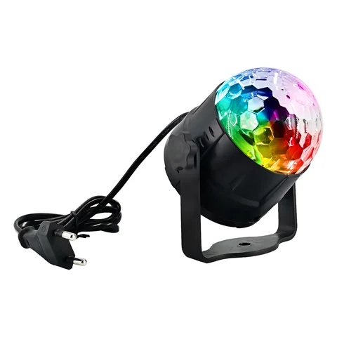 Disco Ball Party Lights DJ Disco Light LED Projector Strobe Lamp Birthday Party Car Club Bar Karaoke Xmas Sound Activated