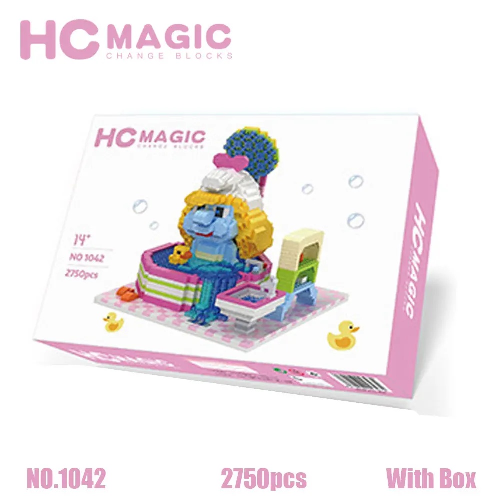 HC магический Алмаз строительные блоки эльф АНИМЕ Diy фигурки оптом игрушки хобби Образовательные Подарки экшн пластиковая Сборная модель - Цвет: 1042 With Box