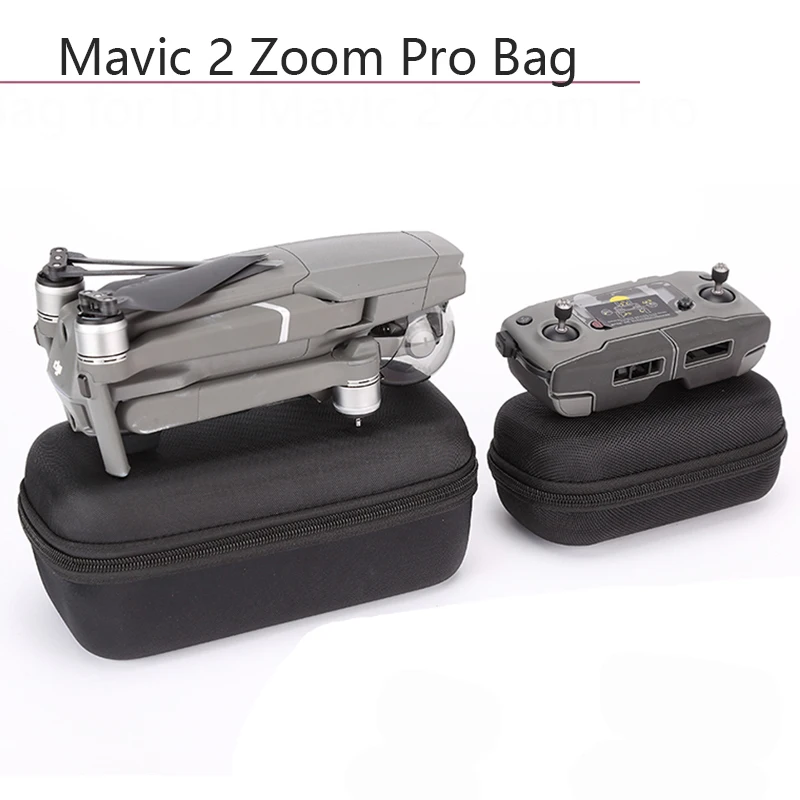Best NYR 2 In 1 Hardshell Portable Storage Bag Carrying Case for DJI Mavic 2 Zoom Pro Mavic Mini Drone FPV Remote Controller Accessories 