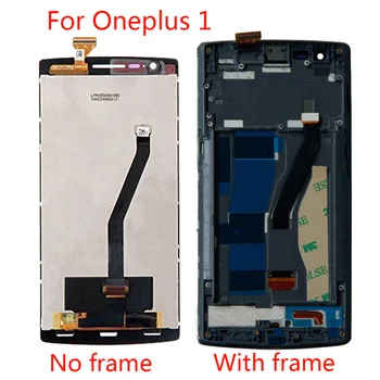 

5.5" LCD For Oneplus One A0001 LCD Display Digitizer Touch Panel Screen Assembly for oneplus 1 + Frame