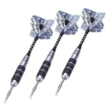 

3pcs Steel Tips Dart 22g Shafts Spider Harrow Point Wing Needle Barrel Throwing