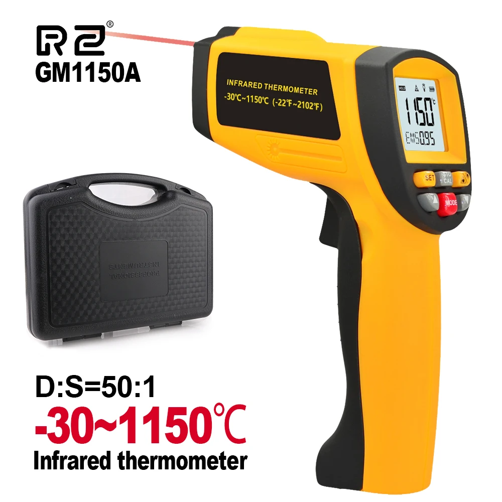 Rz Thermometer Infrared Thermometer Digital Electronic Handheld Laser