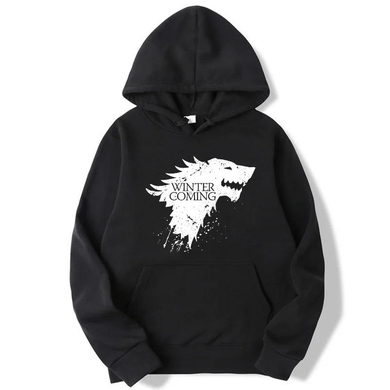 

Fashion Brand Men's Hoodies Game of Thrones printing Blended cotton Spring Autumn Male Casual hip hopHoodies Sweatshirts hoodie