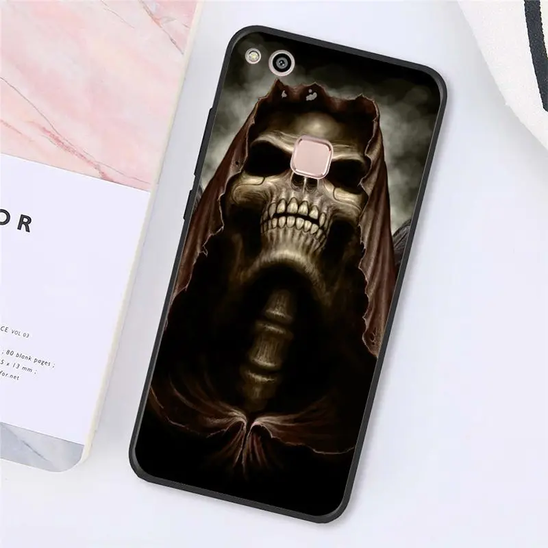 Death Prayer Grim Reaper Skeleton Skull