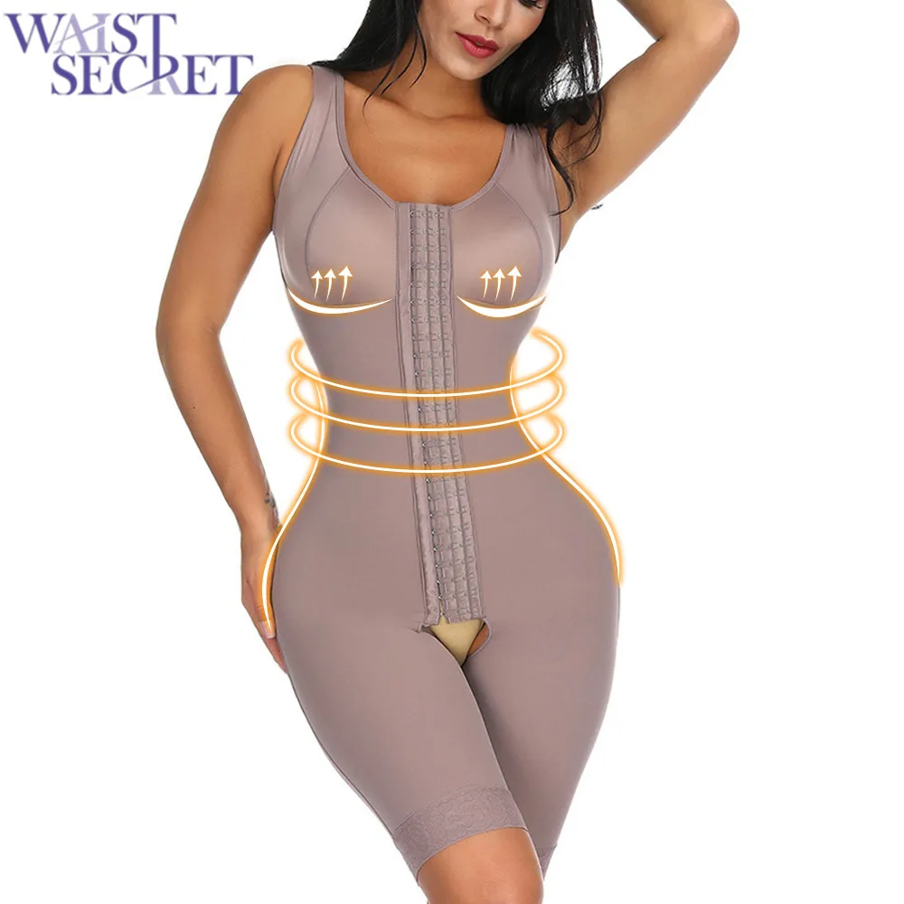 

WAIST SECRET Women Full Body Shaper Compression Waist Cincher Underbust Bodysuit Slim Waist Trainer Corset Seamless Shapewear