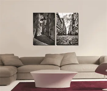 

Attraction Spray Paintings Black and White Picture Modern Photography Decor Home and Cafe Store Canvas Art Painting
