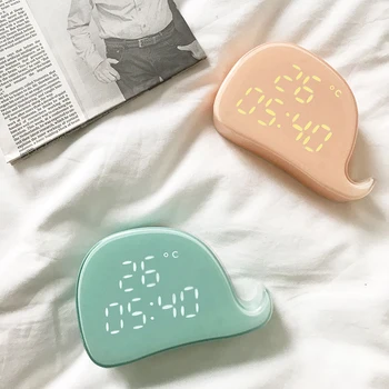 

Electronic Smart Alarm Clock Creative Mute Student Bed Head Multifunctional Simple Kids Alarm Clock Table Clock CC7NZ
