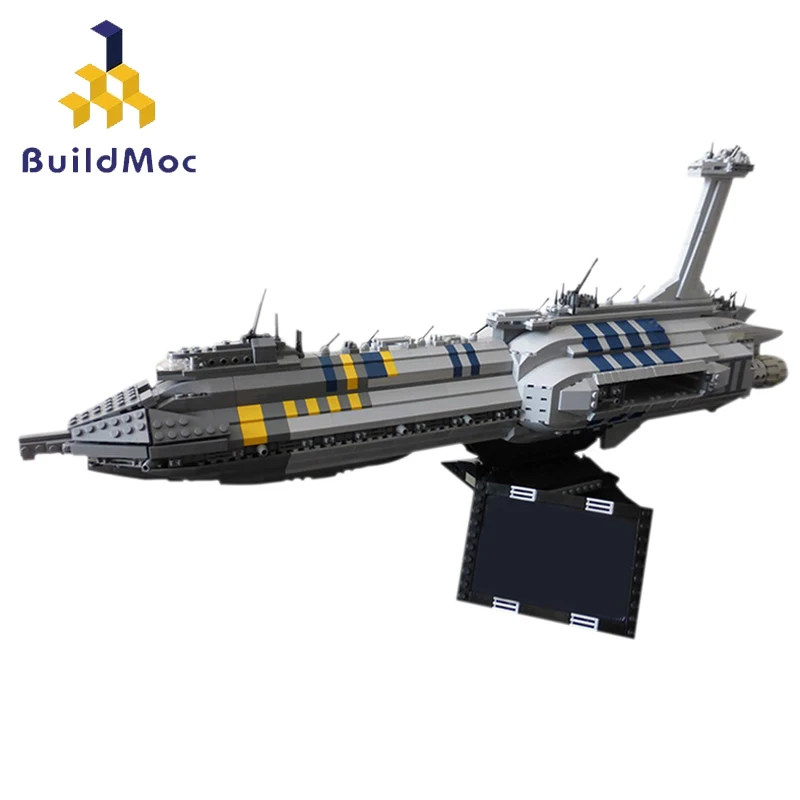 Buildmoc Космос клон войн общий флаг корабль космический невидимая рука Провиденс