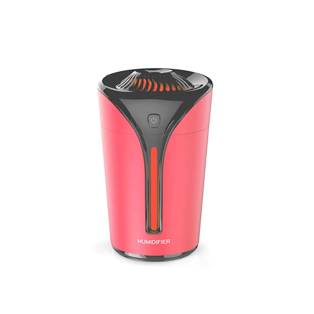 

Second Generation Flame Cup Colorful Ambient Light Humidifier Usb Anti-Drying Bedroom Office Car Air Purifier