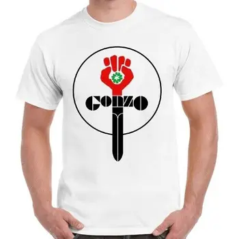 

Gonzo Hunter S Thompson Journalism 70s Retro T Shirt 136