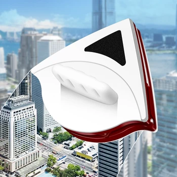 

Household Window Glass Cleaner Wiper Double Sided Magnetic Washing Window Surface Glass Wiper Surface Brush Home Cleaning Tools