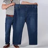 Jean Extra large pour homme, pantalon épais 160 kg, grande taille 6XL 7XL 8XL 9XL 10XL, taille 132, élastique, bleu, 44 46 48 50 52, automne ► Photo 3/6