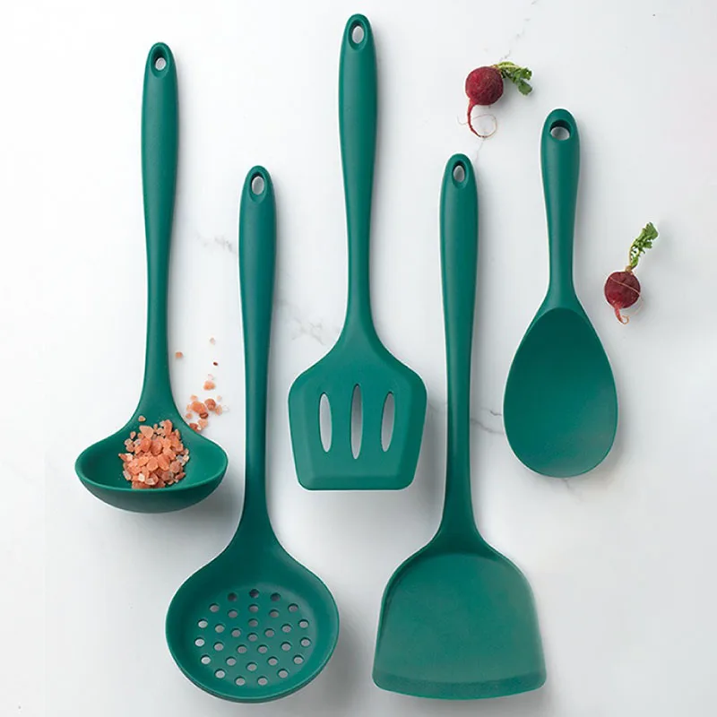 Premium Silicone Kitchen Utensil Set (5 Piece) by StarPack