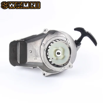 

New Aluminum Alloy Easy Pull Start Starter + Flywheel w Claw for 47cc 49cc Pocket Mini Moto Dirt Bike Crosser ATV Quad Minimoto
