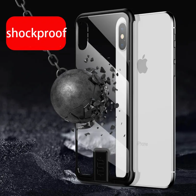 R just с металлической рамкой для iPhone XR XS Max алюминиевый бампер чехол из закаленного