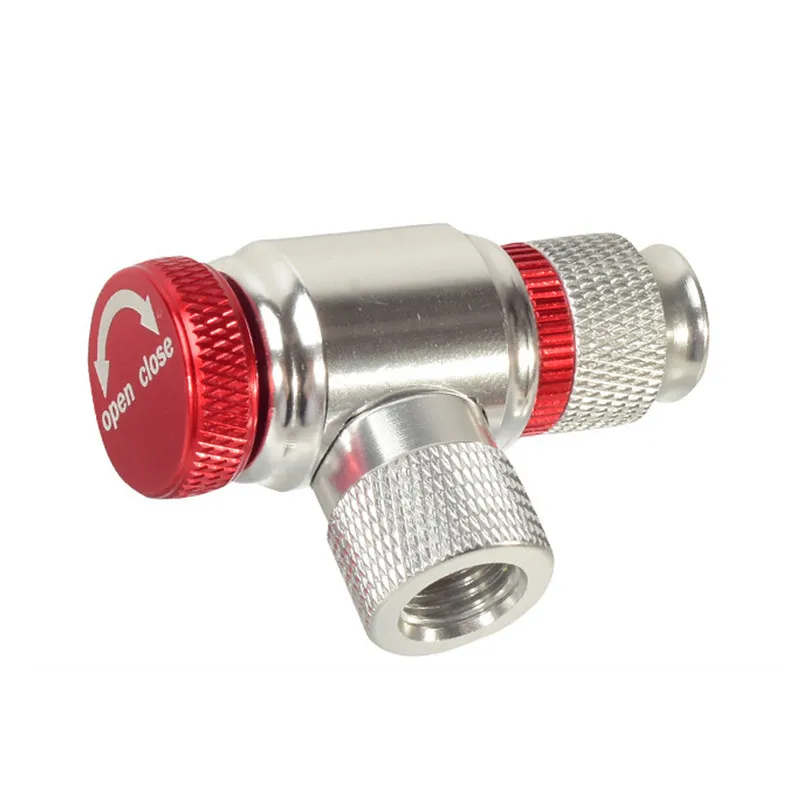 1 шт. СО2 надувные велосипедные мини-насосы СО2 надувные велосипедные шаровые насосы Аксессуары для велосипеда Серебристые алюминиевые классические