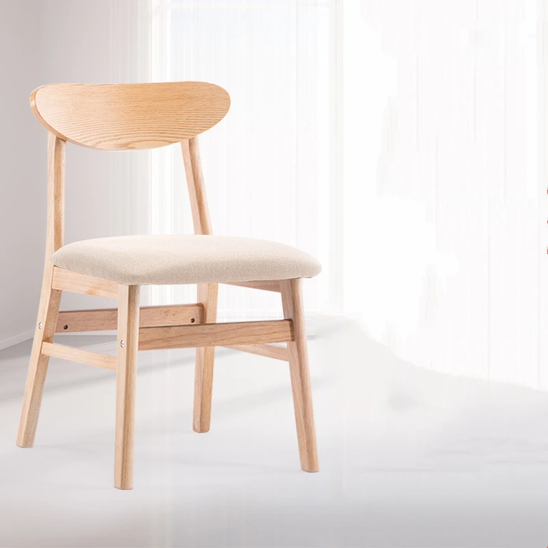 Простой обеденный стул из твердой древесины домашний стол стул обеденный стул спинка сетка красный стул для макияжа стул для отдыха